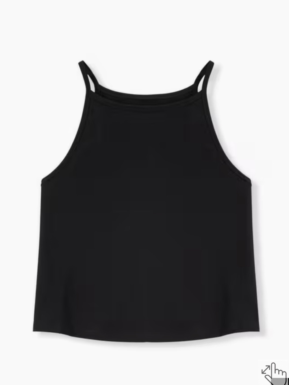 Foxy High Neck Crop Top